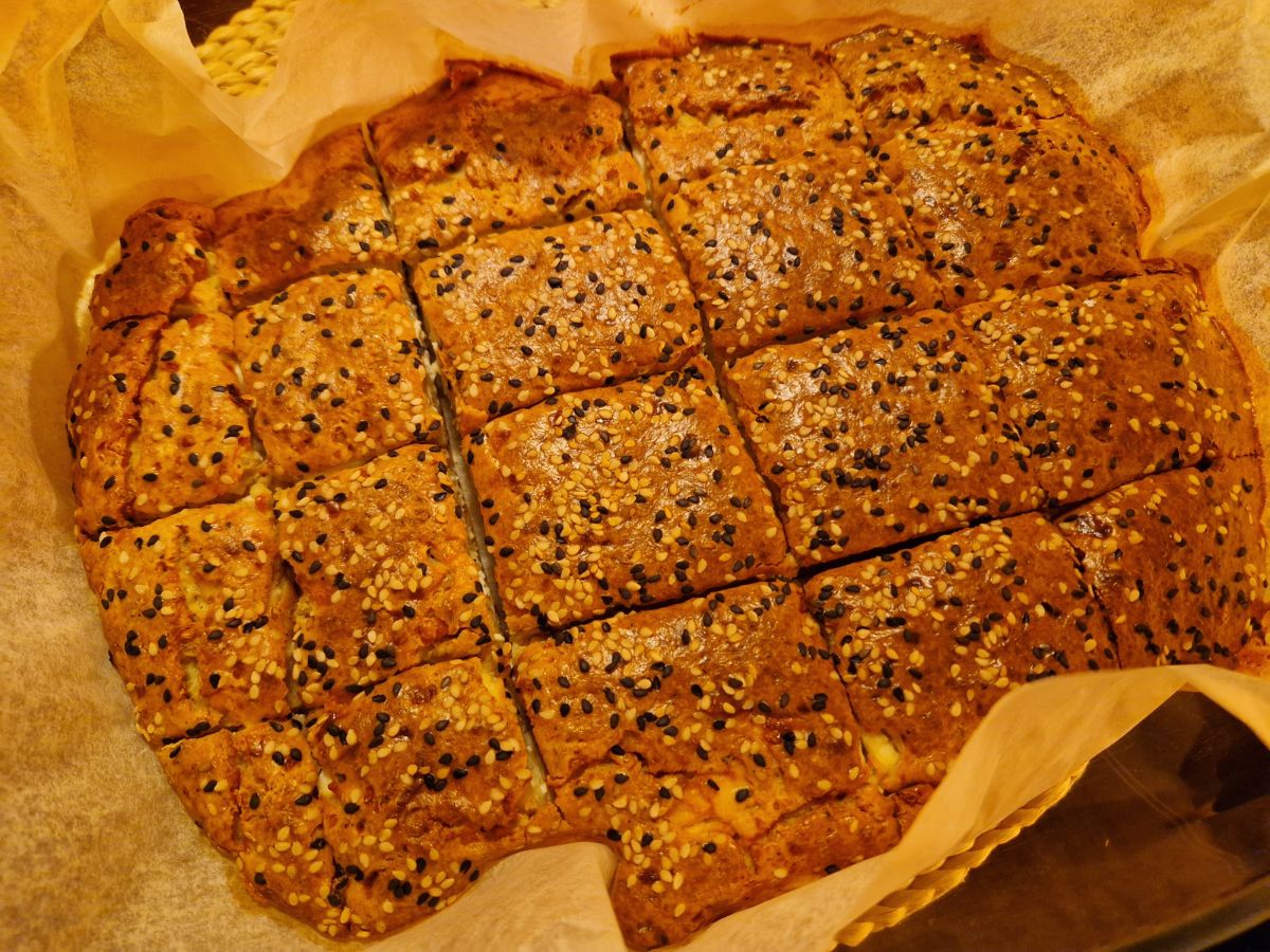 The Easiest Greek Tiropita: No Phyllo, Quick Cheese Pie